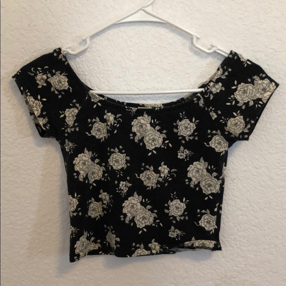 Floral crop top